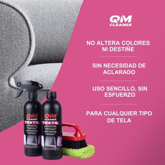 Puntos fuertes del Kit limpieza de tejidos