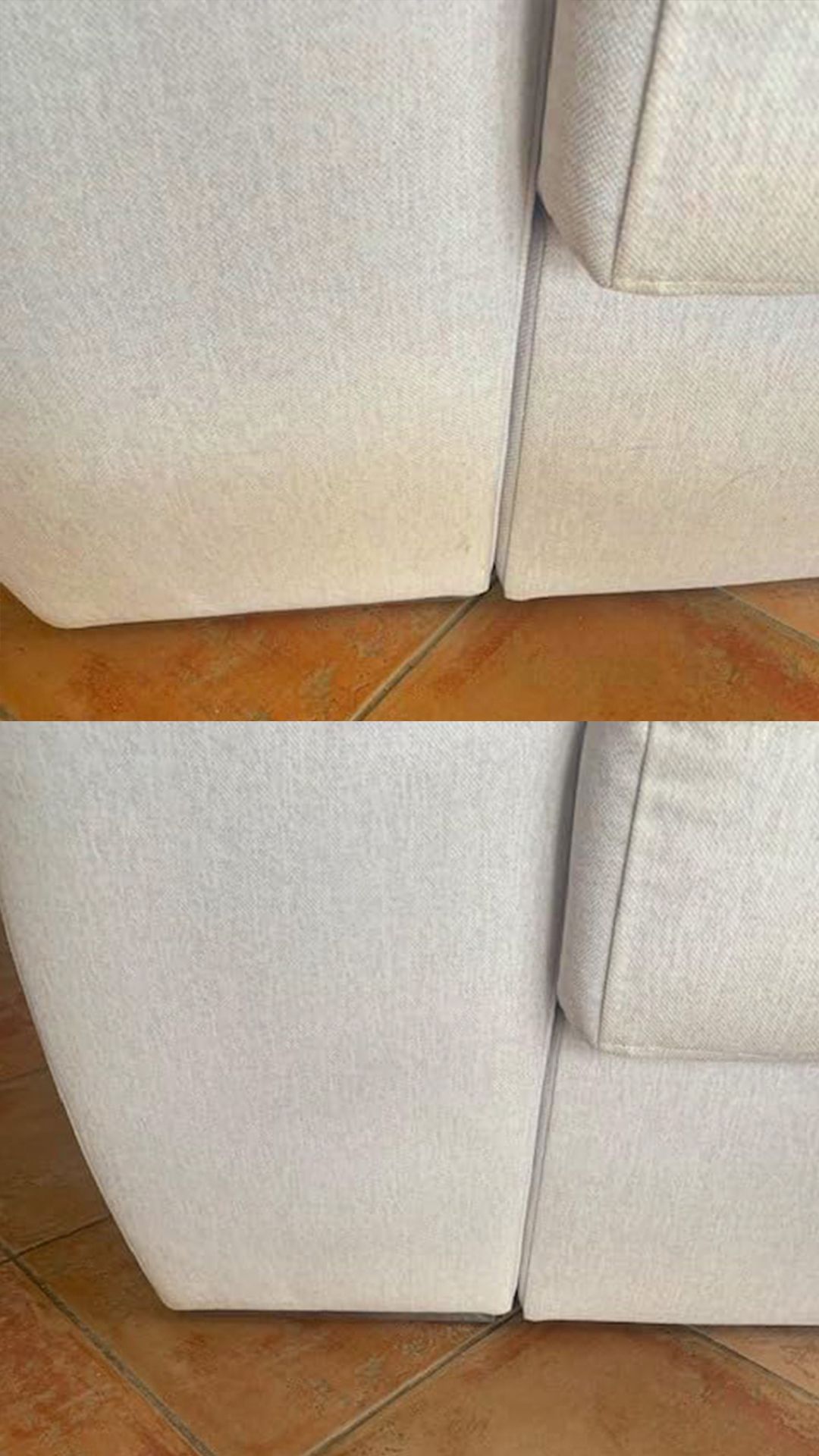 Imágenes reales de clientes. Uso del KIT TAPICERÍAS QM Cleaner 