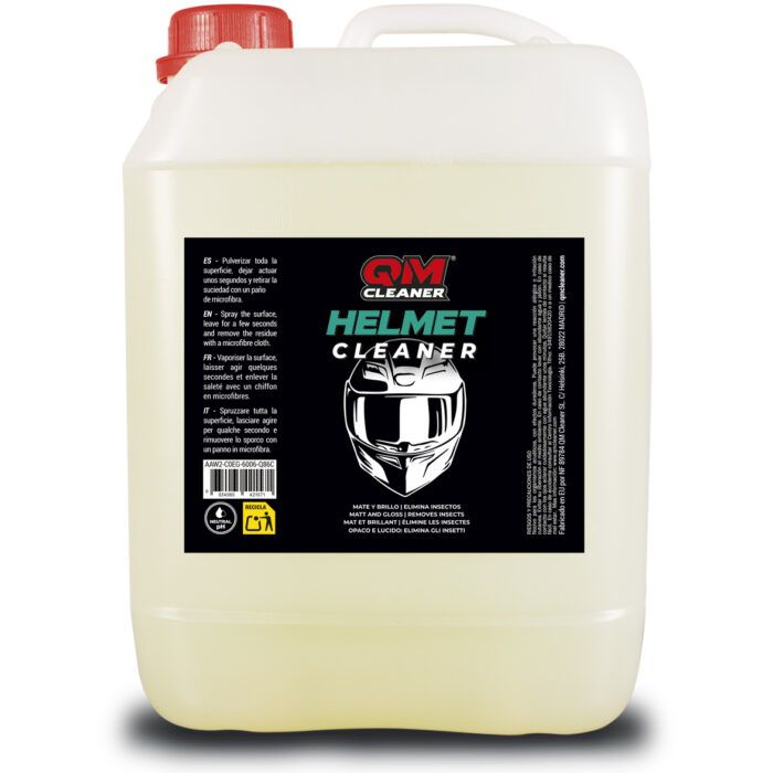 Garrafa Helmet Cleaner 5 y 20 Litros. Limpiador y eliminador de Insectos