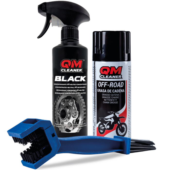 Kit completo para mantenimiento de la cadena para motos off road