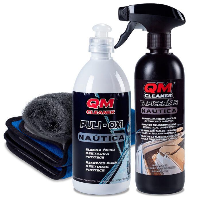 KIT Marino QM Cleaner. Kit limpieza y mantenimiento de embarcaciones
