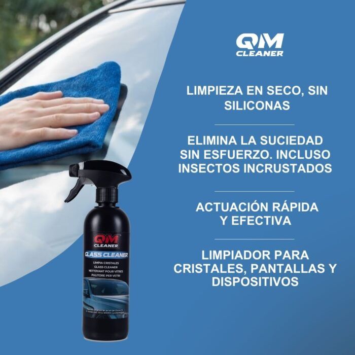 Puntos fuertes del limpiador de cristales y pantallas para el coche Glass Cleaner