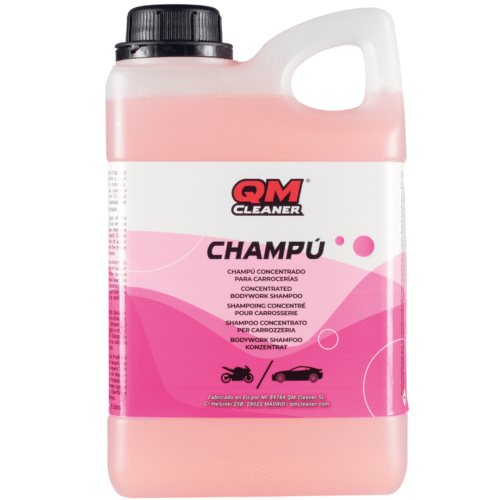 garrafa de champú concentrado para carrocerías