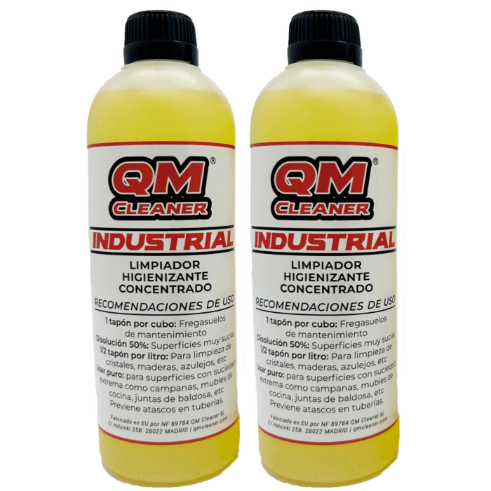 2 Botes de 500ml de limpiador industrial concentrado
