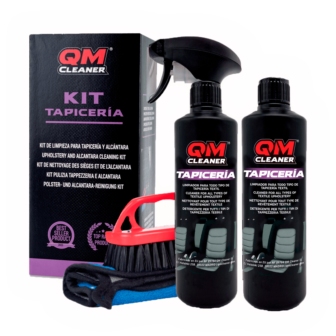 Kit completo para la limpieza de asientos de coche de tela